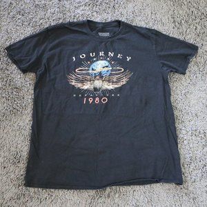 Journey Departure Band Shirt Adult XL Black Music Rock Band American Classic